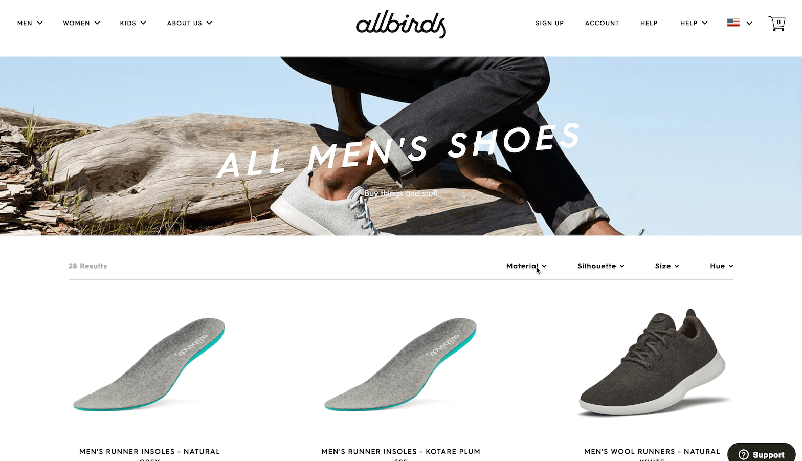 allbird products